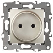 Розетка ЭРА Серия 12 12-2105-04 2P 16A-250В IP20 шампань