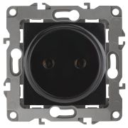 Розетка ЭРА Серия 12 12-2105-06 2P16A-250В IP20 чёрный