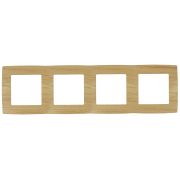 12-5004-11 ЭРА Рамка на 4 поста, Эра12, сосна (10/100/2000)