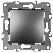 12-1103-12 ЭРА Переключатель, 10АХ-250В, IP20, Эра12, графит (10/100/2500)