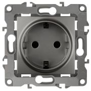 Розетка ЭРА Серия 12 12-2101-12 2P+E Schuko 16A-250В IP20 графит