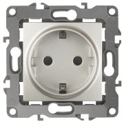 Розетка ЭРА Серия 12 12-2102-15 2P+E Schuko со шторками 16A-250В IP20 перламутр