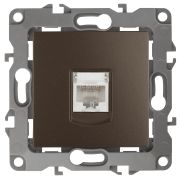 Розетка ЭРА Серия 12 12-3107-13 информационная RJ45 IP20 бронза
