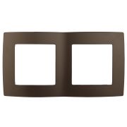 12-5002-13 ЭРА Рамка на 2 поста, Эра12, бронза (10/100/3600)