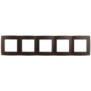 12-5005-13 ЭРА Рамка на 5 постов, Эра12, бронза (10/100/1600)