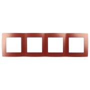 12-5004-24 ЭРА Рамка на 4 поста, Эра12, охра (10/100/2000)