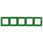 12-5005-27 ЭРА Рамка на 5 постов, Эра12, зелёный (10/100/1600)