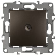 12-3102-13 ЭРА Розетка TV проходная, IP20, Эра12, бронза (10/100/3200)