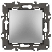 Переключатель перекрестный ЭРА Elegance 14-1108-03 10АХ-250В, IP20, алюминий