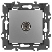 Розетка ЭРА Elegance 14-3101-03 TV одиночная IP20 алюминий