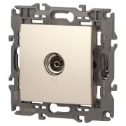 Розетка ЭРА Elegance 14-3101-04 TV одиночная IP20 шампань