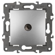 Розетка ЭРА Elegance 14-3102-03 TV проходная IP20 алюминий