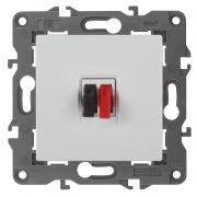 Розетка ЭРА Elegance 14-3111-01 аудио IP20 белый