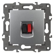 Розетка ЭРА Elegance 14-3111-03 аудио IP20 алюминий