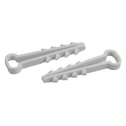 Хомут дюбельный ЭРА DXP-5-8-w-100 для плоского кабеля 5-8мм белый 100шт