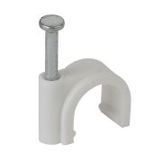 ЭРА Скоба 8мм круглая пластиковая (50шт) (400/9600)