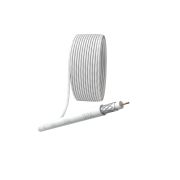 ЭРА Кабель коаксиальный RG-6U, 75 Ом, CCS/(оплётка Al 48%), PVC, цвет белый, бухта 100 м, SIMPLE (6/108)