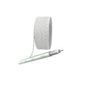 ЭРА Кабель коаксиальный SAT 703 B,75 Ом, CCS/(оплётка Al, 75%), PVC,цвет белый,  бухта 20 м, SIMPLE