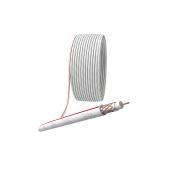 ЭРА Кабель коаксиальный SAT 50 М, 75 Ом, Cu/(оплётка Cu 75%), PVC, цвет белый, бухта 50 м (10/210)