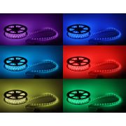 Светодиодная лента ЭРА LS5050-7,2-30-220-RGB-IP67-20m многоцветная