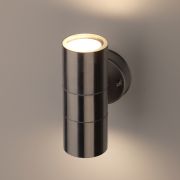 Светильник декоративный настенный ЭРА WL16 под лампу MR16 GU10 IP54 хром для интерьера и фасадов зданий