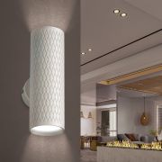 Декоративная подсветка ЭРА WL46 WH MR16 GU10 12Вт белый IP20 для интерьера стен фасадов зданий