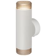 Светильник настенный ЭРА WL50 WH/BK под лампу MR16 GU10 черный/белый