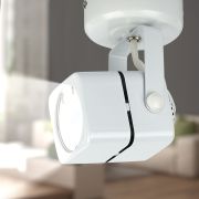 Светильник настенно-потолочный спот ЭРА OL3 GU10 WH под лампу MR16 GU10 белый