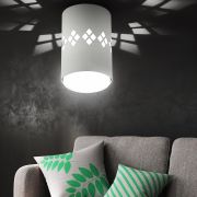 Светильник накладной ЭРА OL10 LD GX53 WH под лампу GX53 со светодиодной подсветкой 1Вт белый