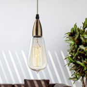 Светильник подвесной ЭРА PL13 E27 - 7 BR под лампу E27 бронза