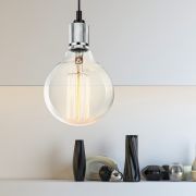 Светильник подвесной ЭРА PL13 E27 - 8 CH под лампу E27 хром