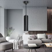 Светильник подвесной ЭРА PL16 BK под лампу MR16 GU10 черный