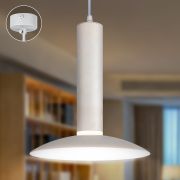 Светильник подвесной (подвес) ЭРА PL14 WH MR16 GU10 потолочный цилиндр белый