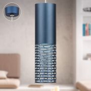 Светильник подвесной (подвес) ЭРА PL34 BL MR16 GU10 потолочный цилиндр синий