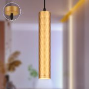 Светильник подвесной (подвес) ЭРА PL15 GD MR16 GU10 потолочный цилиндр золото