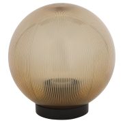 Садово-парковый светильник ЭРА НТУ 02-60-203 шар золотистый призма на опору / кронштейн IP44 Е27 max60Вт d200mm