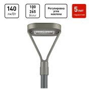 Светильник светодиодный садово-парковый ЭРА SPP-505-0-50K-050 50Вт 7000лм 5000K IP65 КСС Д серый