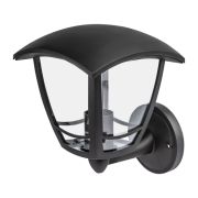 Садово-парковый светильник ЭРА «Дели» ДБУ 07-8-001 черный 4-гранный IP44 светодиодный 8Вт 3000K