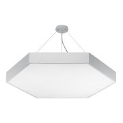 Светильник LED ЭРА Geometria SPO-122-W-40K-066 Hexagon 66Вт 4000К 5300Лм IP40 800*800*80 белый подвесной