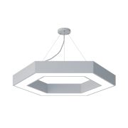 Светильник LED ЭРА Geometria SPO-124-W-40K-051 Hexagon 51Вт 4000К 4000Лм IP40 800*800*80 белый подвесной
