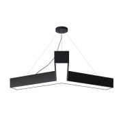 Светильник LED ЭРА Geometria SPO-143-B-40K-056 Igrek 56Вт 4000К 4500Лм IP40 900*900*80 черный подвесной