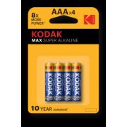 Элемент питания Kodak LR03-4BL МАХ Super Alkaline [K3A-4 ] (40/200/32000)