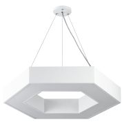 Светильник LED ЭРА Geometria SPO-124-W-40K-051 Hexagon 51Вт 4000К 4000Лм 800*800*80 белый подвесной драйвер внутри