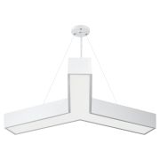 Светильник LED ЭРА Geometria SPO-143-W-40K-056 Igrek 56Вт 4000K 4500Лм IP40 900*80 белый подвесной драйвер внутри