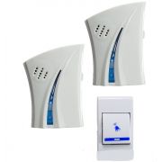 Звонок беспроводной (на 2 динамика, 1 кнопка) 15 мелодий 1/60