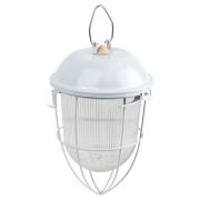 Светильник ЭРА НСП 02-100-003 с решеткой Желудь сталь стекло IP54 E27 max 100Вт 172х262х275 белый