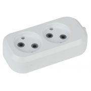 Колодка для удлинителя KX-2 «ЭРА» 2гн, б/з, (20/600)