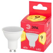 Лампа светодиодная ЭРА RED LINE LED MR16-9W-827-GU10 R 9Вт софит теплый белый свет GU10