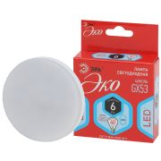 Лампа светодиодная ЭРА RED LINE ECO LED GX-6W-840-GX53 6Вт таблетка нейтральный белый свет GX53