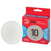 Лампа светодиодная ЭРА RED LINE LED GX-10W-840-GX53 R 10Вт таблетка нейтральный белый свет GX53